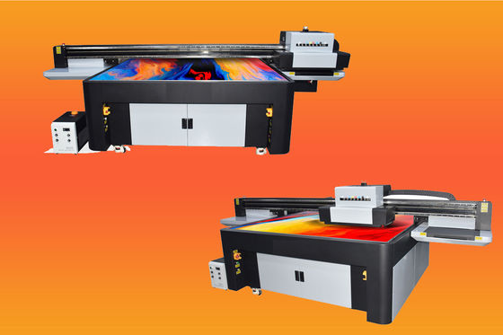 เครื่องพิมพ์ UV Flatbed เครื่องพิมพ์ขนาด 30 ตารางเมตรต่อชั่วโมง ความเร็วการพิมพ์สูงสุด และระบบรักษาแสง UV LED