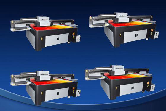 สีหมึก W CMYKLCLM น้ํามันเบา เครื่องพิมพ์ขนาดใหญ่ 4130 X 2000 X 1300mm Piezo Electric Printhead Dx7