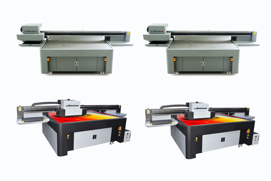 เครื่องพิมพ์ Canvas UV Flatbed Cutting Edge เครื่องพิมพ์แบบ UV LED Inkjet