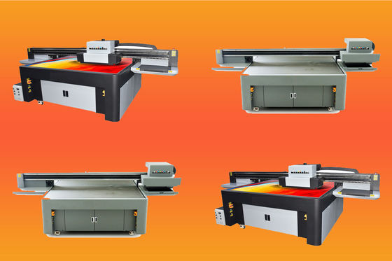 เครื่องพิมพ์ LED UV Flatbed ที่มีกระบอกสองตัว สําหรับวัสดุยืดหยุ่นที่แข็งแรง ด้วยความละเอียด 1440dpi ด้วยอินเตอร์เฟส USB 3.0