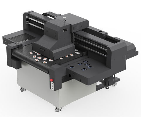 เครื่องพิมพ์ดิจิตอลพาณิชย์ที่มีไฟ UV LED สําหรับการพิมพ์ TIFF/JPG/EPS/PDF/BMP