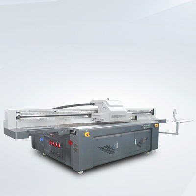 เครื่องพิมพ์ UV ขนาด 4130 mm x 2000 mm ริช G5 ช่องพิมพ์ที่มีขนาดปรับเปลี่ยนและเทคโนโลยีการพิมพ์ UV LED