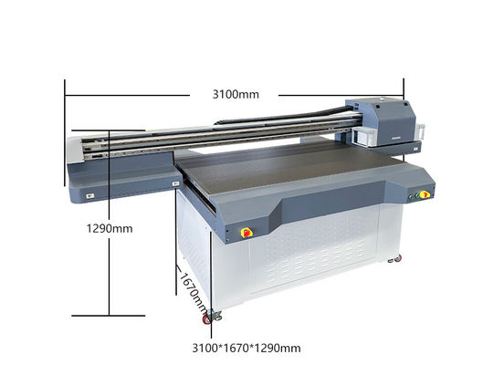 เครื่องพิมพ์ UV Flatbed หลายฟังก์ชัน พร้อมรูปแบบการพิมพ์สีขาวสองแบบ