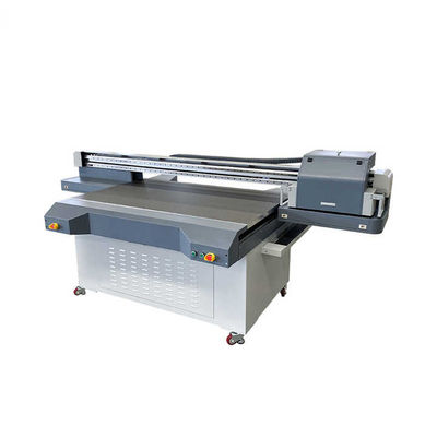 ความละเอียด UV Inkjet วัสดุที่แข็งแรงและยืดหยุ่น เครื่องพิมพ์แผ่นที่มีโครงสร้างกรอบเหล็ก