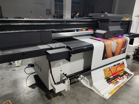 4.5 X 2.5 X 1.8 เมตร อัตโนมัติ Inkjet Roll To Roll Printer ด้วยระบบ Windows