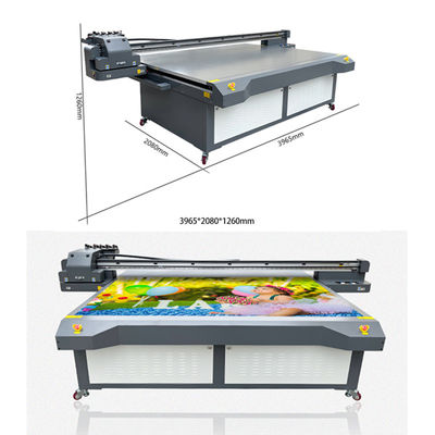 เครื่องพิมพ์ UV LED สําหรับการพิมพ์แผ่นแผ่นตรงแบบอุตสาหกรรม