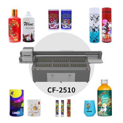 เครื่องพิมพ์ UV ขนาดสูงปรับแต่งสูงกลาง Ultrahigh เครื่องพิมพ์เตียงราบ N.W 1300KG