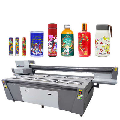 สายพิมพ์ความเร็วสูง 3200 X 2000 X 1440 มิลลิเมตร ซิลินเดอร์เครื่องพิมพ์ UV สําหรับการพิมพ์ขนาดใหญ่