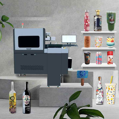 1812mm* 660mm * 1820mm กระบอก UV Printer ความสามารถหลายสีสําหรับระบบปฏิบัติการ Windows 7/8/10