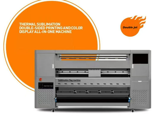 8 เครื่องพิมพ์ธงสี พร้อมหัวพิมพ์ Epson I3200 สามารถจัดการ 12 นิ้ว