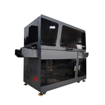 AC 220V / 50Hz / 60HZ แหล่งไฟฟ้า เครื่องพิมพ์ยูวีแบบผ่านเดียวที่มี Ricoh Gen 5i Nozzle และ LED UV Lamp Drying System