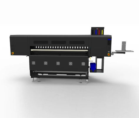 ความกว้างการพิมพ์สูงถึง 3.2 เมตร เครื่องพิมพ์ผ้าดิจิตอล เครื่องทําความสะอาดเข็มขัดอัตโนมัติ รวม