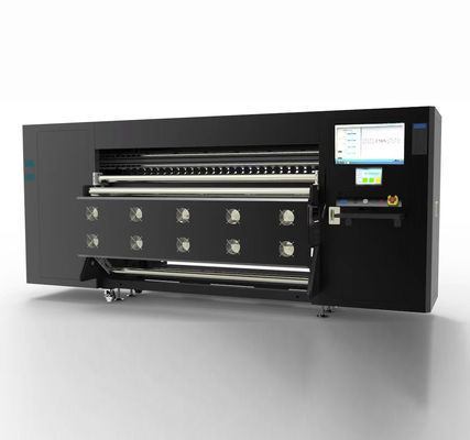 270m2 / ชั่วโมง ความเร็วการพิมพ์สูงสุด เครื่องพิมพ์ผ้าดิจิตอล พร้อมระบบส่งหมึก PLC