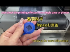 อุตสาหกรรม เครื่องพิมพ์ยูวีแบบผ่านเดียว พิมพ์รูปแบบกว้าง เครื่องพิมพ์กันน้ํา
