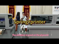 มัลติฟังก์ชัน 1300 กิโลกรัม Rich G5/G6 Nozzle กับ LED Light UV Printer